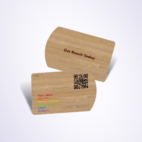 Wooden in Bamboo Finishing: Colour printing